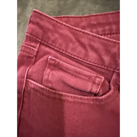 Arizona Jean Company Women's Super Skinny Jeans Burgundy Size 9 - Picture 9 of 16